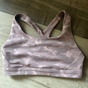 Athleta camo sports bra